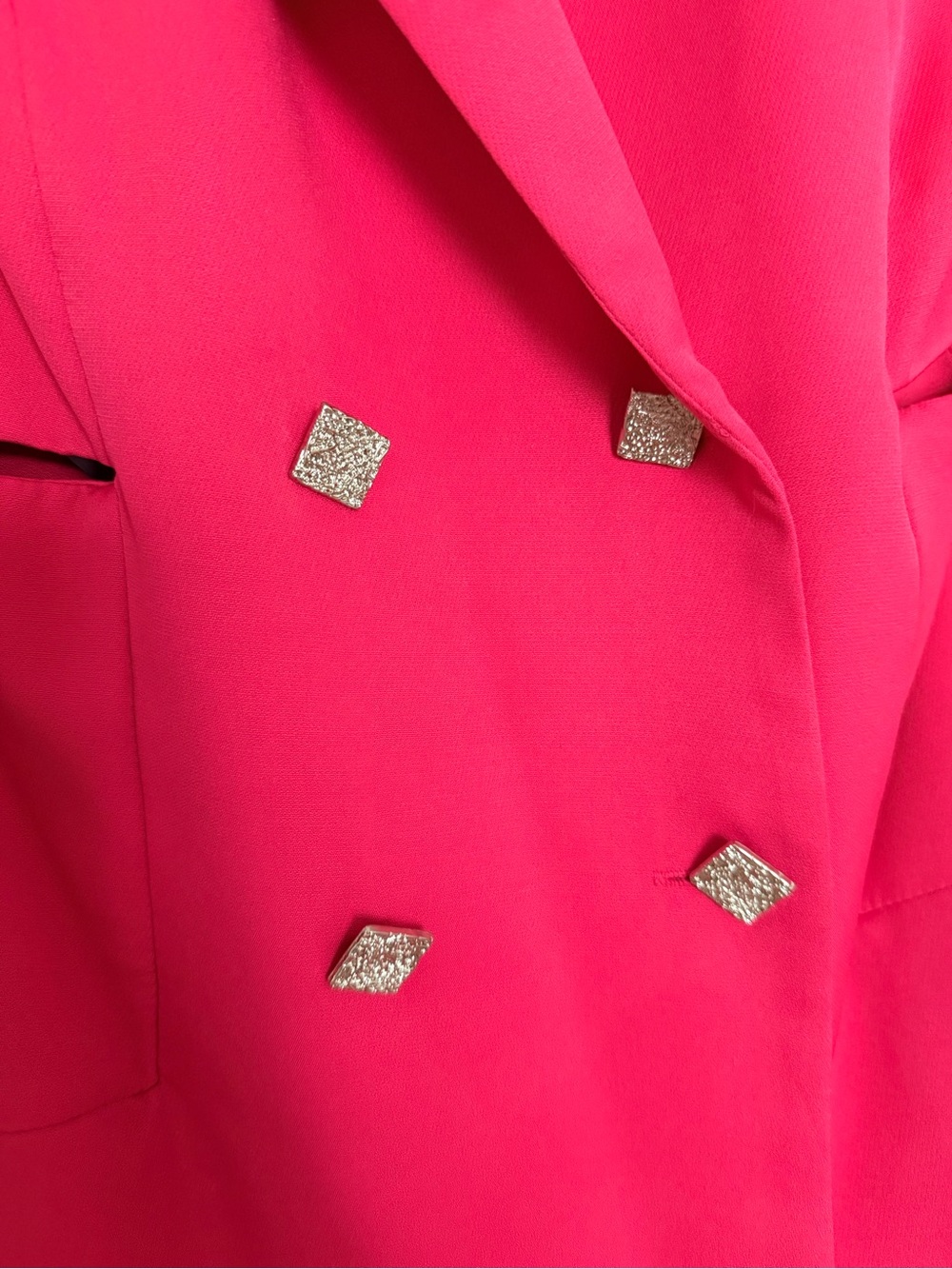 DO+BE Pink Double-Breasted Blazer Romper - Picture 4 of 5
